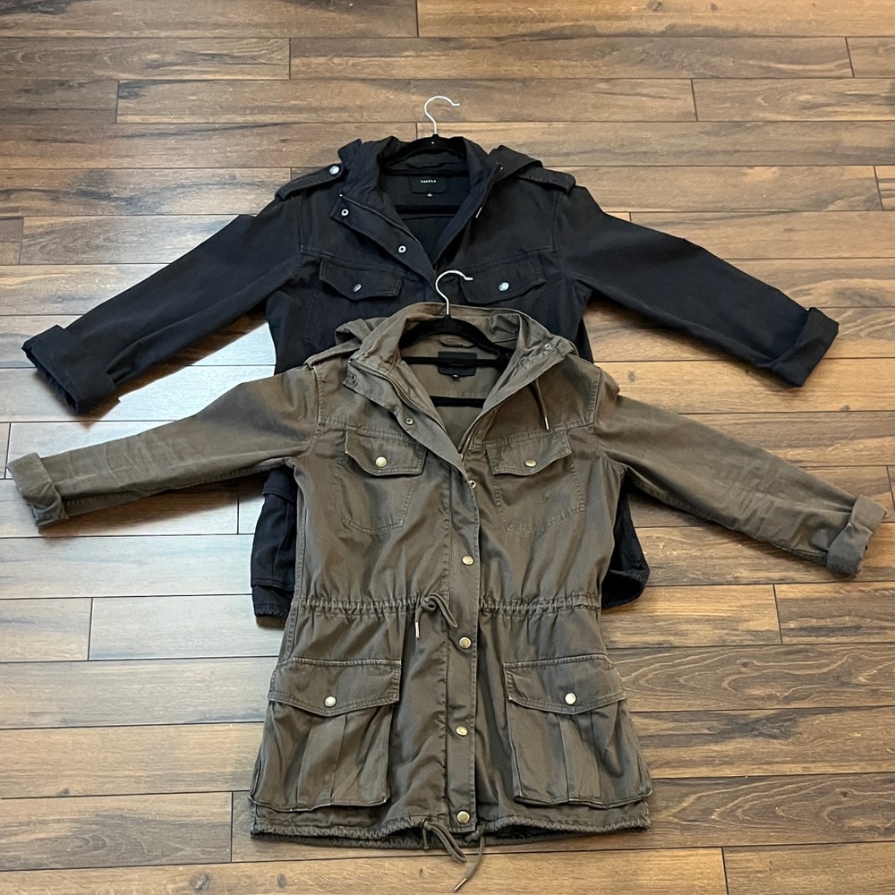 TWO Aritzia Trooper Jackets. Size XS/S